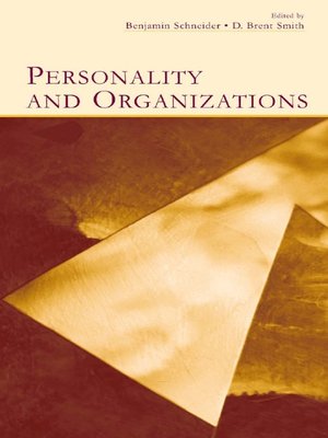 cover image of Personality and Organizations
